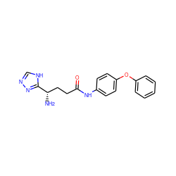 N[C@@H](CCC(=O)Nc1ccc(Oc2ccccc2)cc1)c1nnc[nH]1 ZINC000040935925