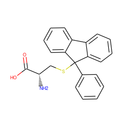 N[C@@H](CSC1(c2ccccc2)c2ccccc2-c2ccccc21)C(=O)O ZINC000005048654