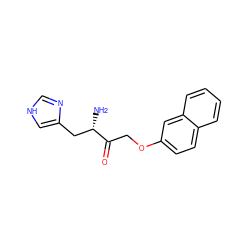 N[C@@H](Cc1c[nH]cn1)C(=O)COc1ccc2ccccc2c1 ZINC000169321762