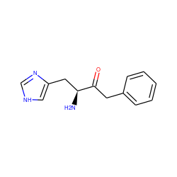 N[C@@H](Cc1c[nH]cn1)C(=O)Cc1ccccc1 ZINC000026265577