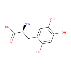 N[C@@H](Cc1cc(O)c(O)cc1O)C(=O)O ZINC000002012718