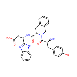 N[C@@H](Cc1ccc(O)cc1)C(=O)N1Cc2ccccc2C[C@H]1C(=O)N[C@@H](CC(=O)O)c1nc2ccccc2[nH]1 ZINC000058555132