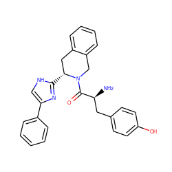 N[C@@H](Cc1ccc(O)cc1)C(=O)N1Cc2ccccc2C[C@H]1c1nc(-c2ccccc2)c[nH]1 ZINC000036216109