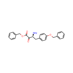 N[C@@H](Cc1ccc(OCc2ccccc2)cc1)C(=O)C(=O)OCc1ccccc1 ZINC000013861272