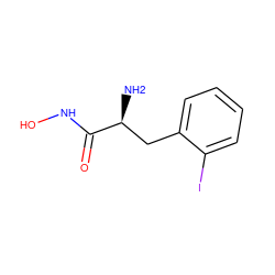 N[C@@H](Cc1ccccc1I)C(=O)NO ZINC000035075536