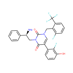 N[C@@H](Cn1c(=O)c(-c2cccc(O)c2F)cn(Cc2c(F)cccc2C(F)(F)F)c1=O)c1ccccc1 ZINC000028475291