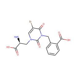 N[C@@H](Cn1cc(Br)c(=O)n(Cc2ccccc2C(=O)O)c1=O)C(=O)O ZINC000035323947