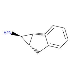 N[C@@H]1[C@H]2Cc3ccccc3[C@H]21 ZINC000078210720