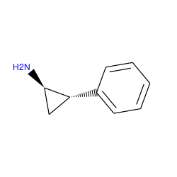 N[C@@H]1C[C@H]1c1ccccc1 ZINC000001482197