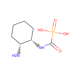 N[C@@H]1CCCC[C@@H]1NC(=O)P(=O)(O)O ZINC000006716799