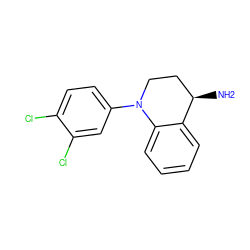 N[C@@H]1CCN(c2ccc(Cl)c(Cl)c2)c2ccccc21 ZINC000066111867