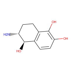 N[C@@H]1CCc2c(ccc(O)c2O)[C@H]1O ZINC000011422302