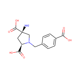 N[C@]1(C(=O)O)C[C@H](C(=O)O)N(Cc2ccc(C(=O)O)cc2)C1 ZINC000029560749