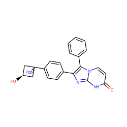 N[C@]1(c2ccc(-c3nc4[nH]c(=O)ccn4c3-c3ccccc3)cc2)C[C@@H](O)C1 ZINC000113660112