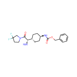 N[C@H](C(=O)N1CCC(F)(F)C1)[C@H]1CC[C@H](NC(=O)OCc2ccccc2)CC1 ZINC000253694627