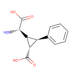 N[C@H](C(=O)O)[C@@H]1[C@@H](C(=O)O)[C@@H]1c1ccccc1 ZINC000004262475