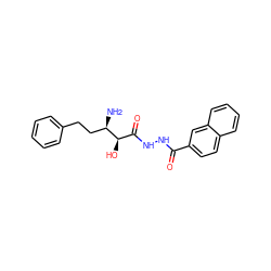 N[C@H](CCc1ccccc1)[C@H](O)C(=O)NNC(=O)c1ccc2ccccc2c1 ZINC000027979975