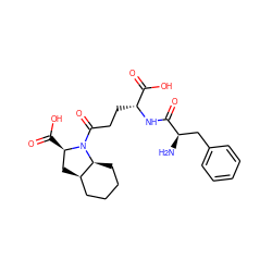 N[C@H](Cc1ccccc1)C(=O)N[C@H](CCC(=O)N1[C@H](C(=O)O)C[C@@H]2CCCC[C@@H]21)C(=O)O ZINC000003814166