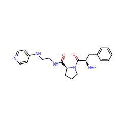 N[C@H](Cc1ccccc1)C(=O)N1CCC[C@H]1C(=O)NCCNc1ccncc1 ZINC000003871334