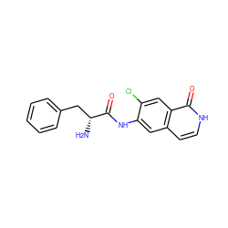 N[C@H](Cc1ccccc1)C(=O)Nc1cc2cc[nH]c(=O)c2cc1Cl ZINC000049046601
