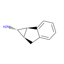 N[C@H]1[C@@H]2Cc3ccccc3[C@H]12 ZINC000101701834