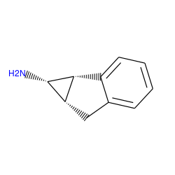 N[C@H]1[C@H]2Cc3ccccc3[C@@H]12 ZINC000104644908