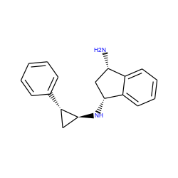 N[C@H]1C[C@@H](N[C@H]2C[C@@H]2c2ccccc2)c2ccccc21 ZINC000157430142