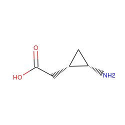 N[C@H]1C[C@H]1CC(=O)O ZINC000096910339