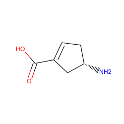 N[C@H]1CC=C(C(=O)O)C1 ZINC000013802231