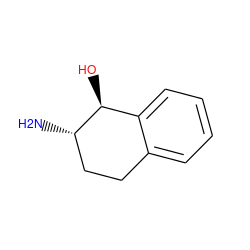 N[C@H]1CCc2ccccc2[C@@H]1O ZINC000008699423