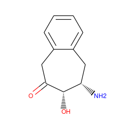 N[C@H]1Cc2ccccc2CC(=O)[C@H]1O ZINC000096286134