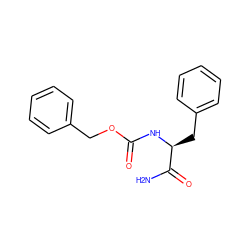 NC(=O)[C@H](Cc1ccccc1)NC(=O)OCc1ccccc1 ZINC000000218234