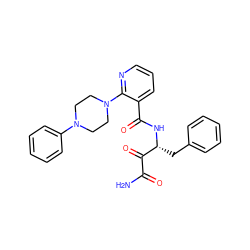 NC(=O)C(=O)[C@@H](Cc1ccccc1)NC(=O)c1cccnc1N1CCN(c2ccccc2)CC1 ZINC001772620070