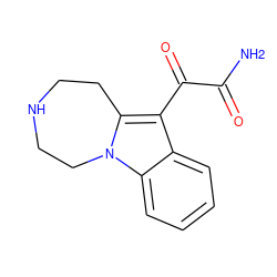 NC(=O)C(=O)c1c2n(c3ccccc13)CCNCC2 ZINC000013535406