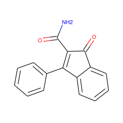 NC(=O)C1=C(c2ccccc2)c2ccccc2C1=O ZINC000000017343