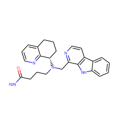 NC(=O)CCCN(Cc1nccc2c1[nH]c1ccccc12)[C@H]1CCCc2cccnc21 ZINC000208474292