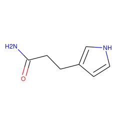 NC(=O)CCc1cc[nH]c1 ZINC000000005886