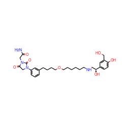 NC(=O)CN1C(=O)CN(c2cccc(CCCCOCCCCCCNC[C@H](O)c3ccc(O)c(CO)c3)c2)C1=O ZINC000072111994