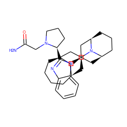 NC(=O)CN1CCC[C@H]1c1nc2ccccc2n1[C@@H]1C[C@@H]2CCC[C@H](C1)N2[C@H]1C[C@H]2CCCC[C@H](C2)C1 ZINC000473215516