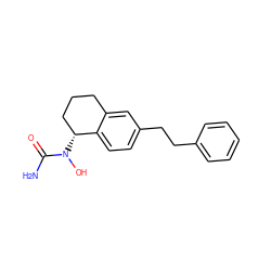 NC(=O)N(O)[C@@H]1CCCc2cc(CCc3ccccc3)ccc21 ZINC000013760619