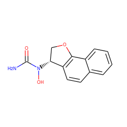 NC(=O)N(O)[C@@H]1COc2c1ccc1ccccc21 ZINC000013760603