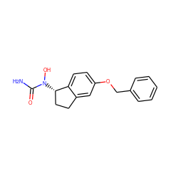 NC(=O)N(O)[C@H]1CCc2cc(OCc3ccccc3)ccc21 ZINC000000005265