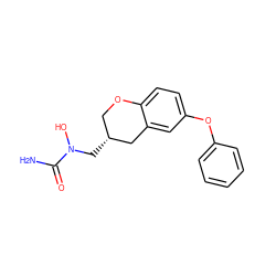 NC(=O)N(O)C[C@@H]1COc2ccc(Oc3ccccc3)cc2C1 ZINC000013833894