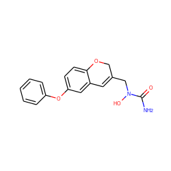 NC(=O)N(O)CC1=Cc2cc(Oc3ccccc3)ccc2OC1 ZINC000000004843