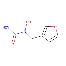 NC(=O)N(O)Cc1ccoc1 ZINC000013762846