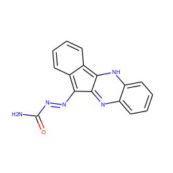 NC(=O)N=Nc1c2nc3ccccc3[nH]c-2c2ccccc12 ZINC000253916545