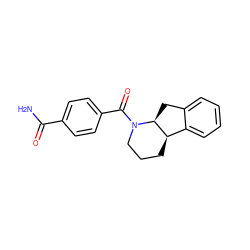 NC(=O)c1ccc(C(=O)N2CCC[C@@H]3c4ccccc4C[C@@H]32)cc1 ZINC000096169369