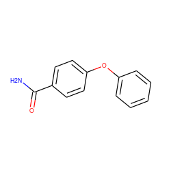 NC(=O)c1ccc(Oc2ccccc2)cc1 ZINC000033433271