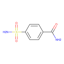 NC(=O)c1ccc(S(N)(=O)=O)cc1 ZINC000001848430