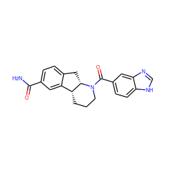 NC(=O)c1ccc2c(c1)[C@H]1CCCN(C(=O)c3ccc4[nH]cnc4c3)[C@H]1C2 ZINC000117629448